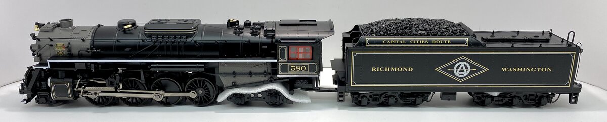 MTH 20-3292-1 RF&P 2-8-4 Berkshire Steam Locomotive Hi-Rail w/PS2 #580