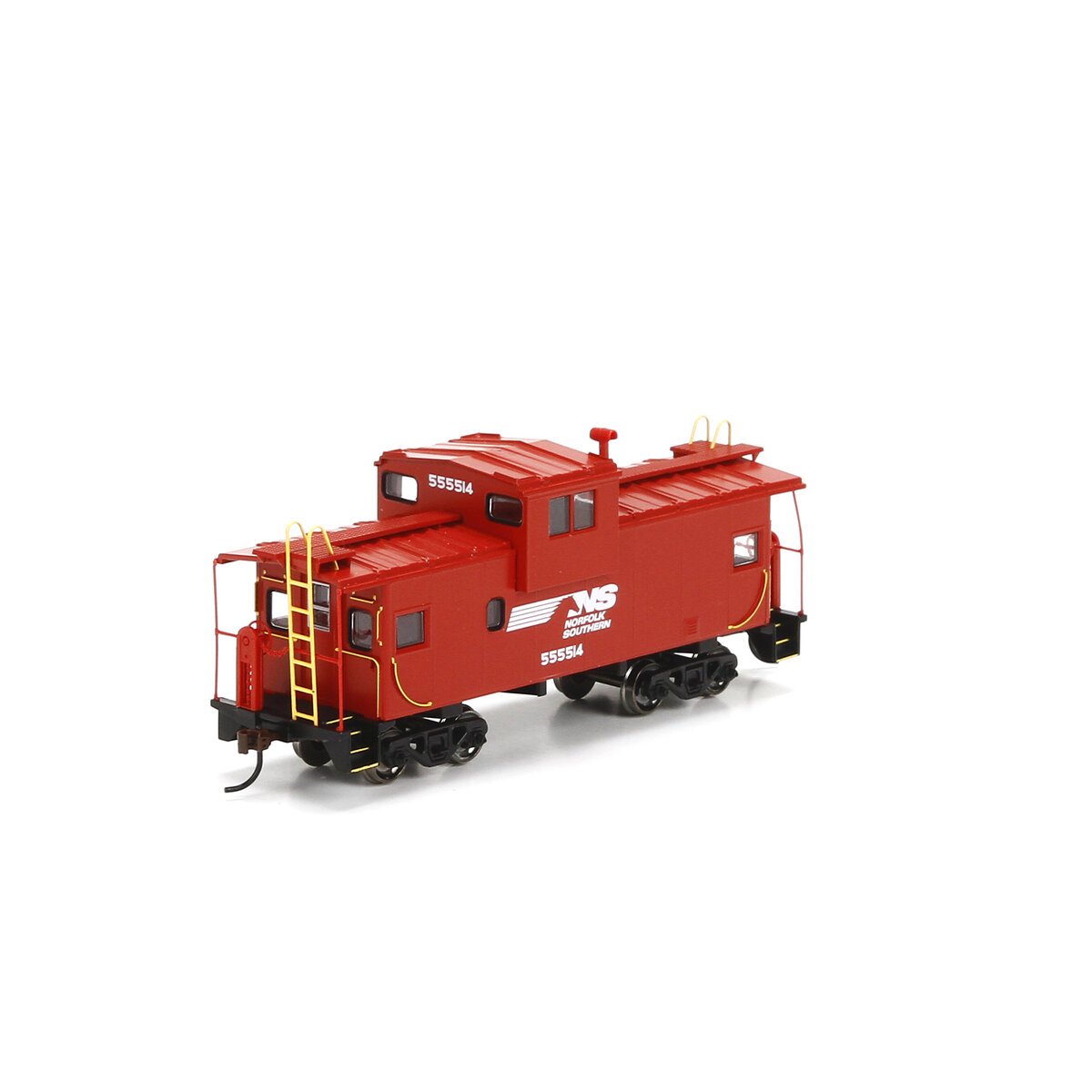 Athearn 29277 HO Red NS RTR Wide Vision Caboose #555514