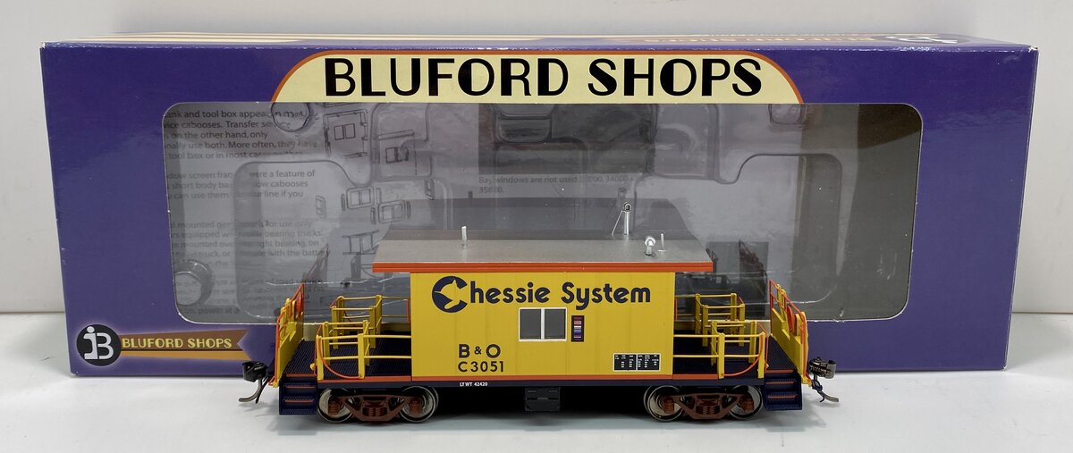 Bluford Shops 33100 HO C B&O CABOOSE #C3051