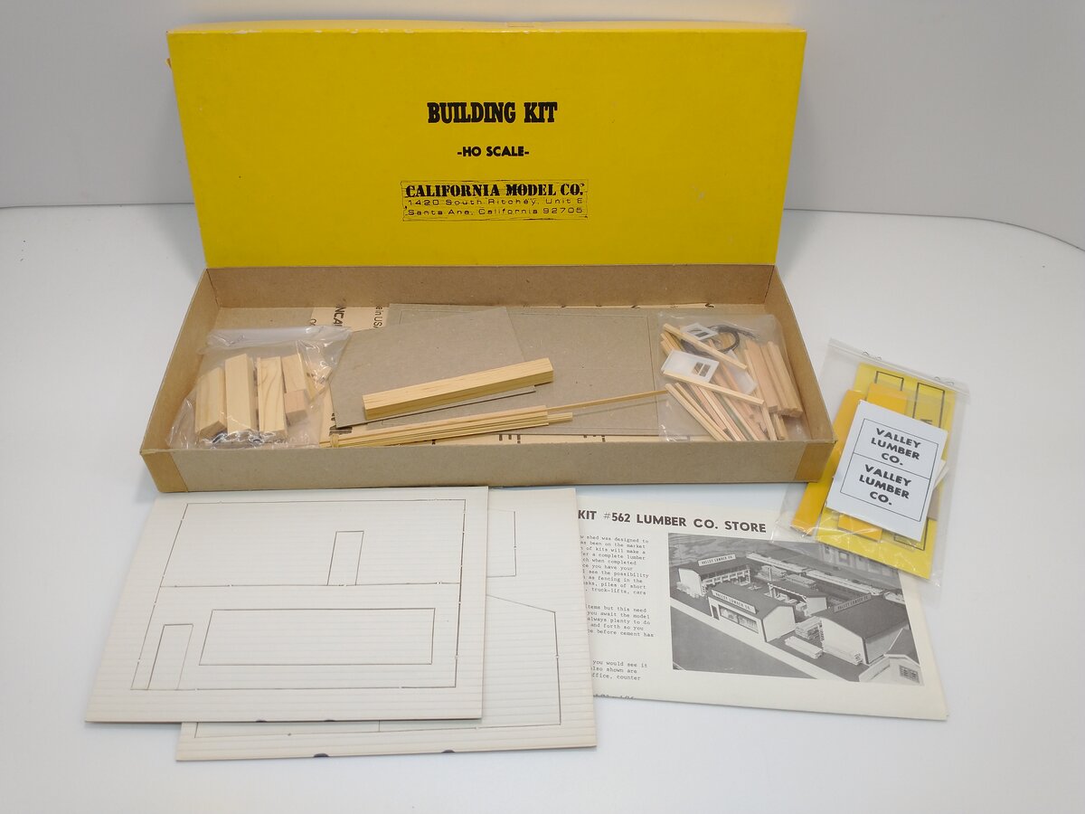 California Model Co 562 Vintage HO Lumber Co Store Building Kit