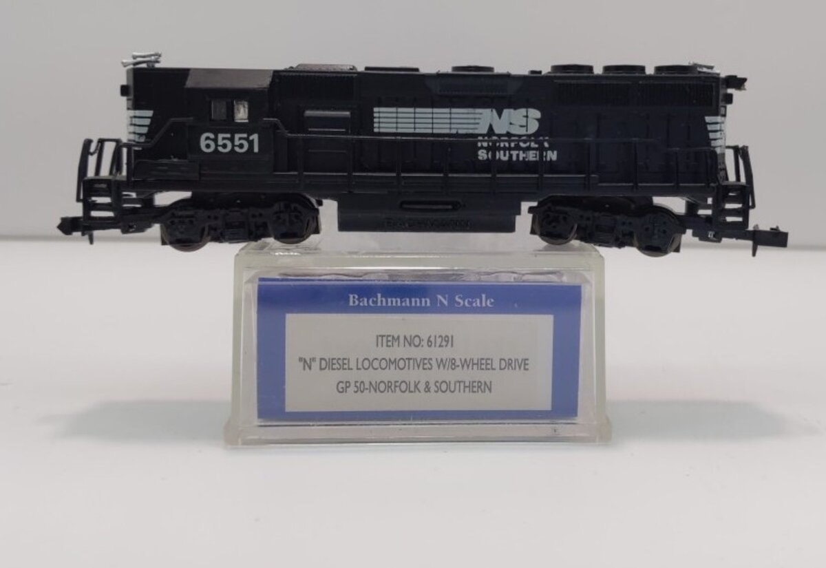 Bachmann 61291 N Norfolk & Southern GP50 Diesel Locomotive #6551