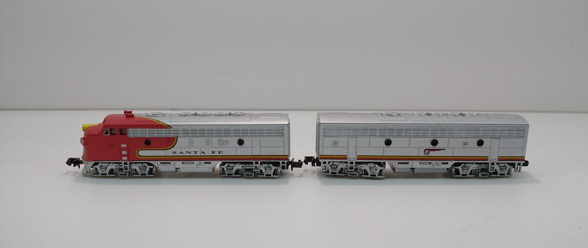 Bachmann 81259 N Scale Santa Fe F7 AB Diesel sET – Trainz