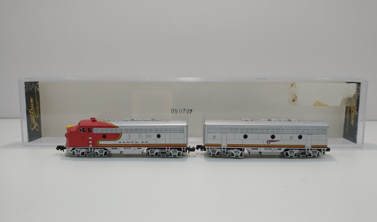 Bachmann 81259 N Scale Santa Fe F7 AB Diesel sET