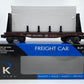 K-Line K661-1893 Pennsylvania Flatcar w/ Bulkheads & Stakes