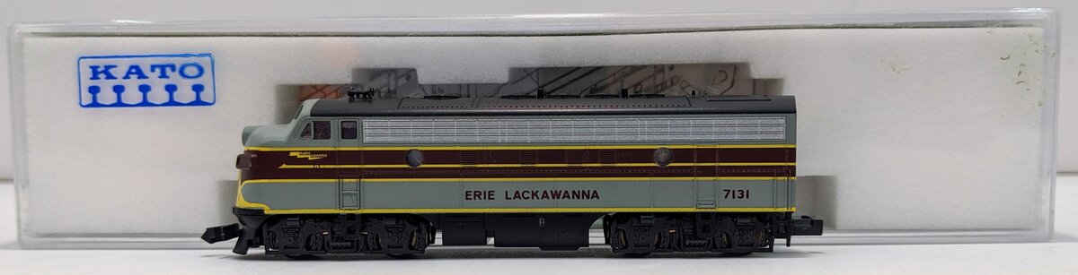 Kato 176-0908 N Scale Erie Lackawanna F7 A Diesel Engine #7131