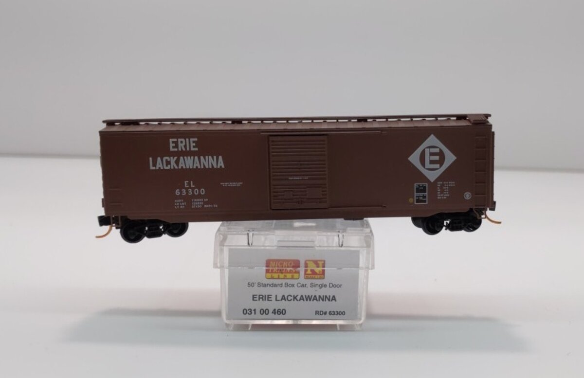 Micro-Trains 03100460 N Erie Lackawanna 50' Standard Single Door Boxcar #63300