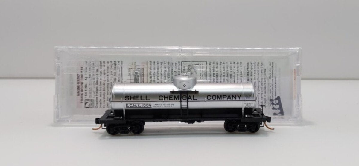 Micro Trains 06500922 N Shell Oil Company 39' Single Dome Tank Car #1006