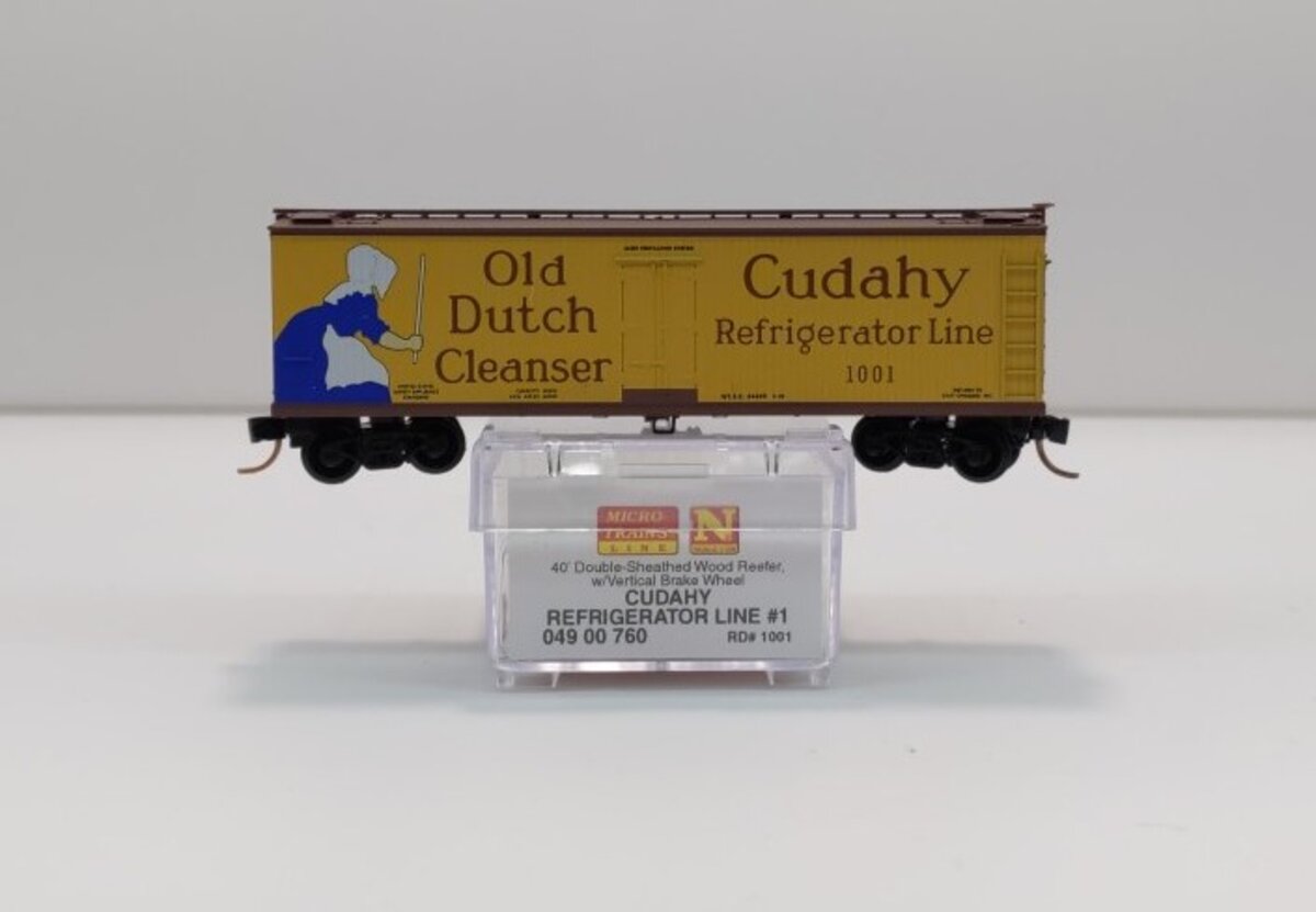 Micro-Trains 04900760 N Cudahy Refrigerator Line 40' Wood Reefer #1001