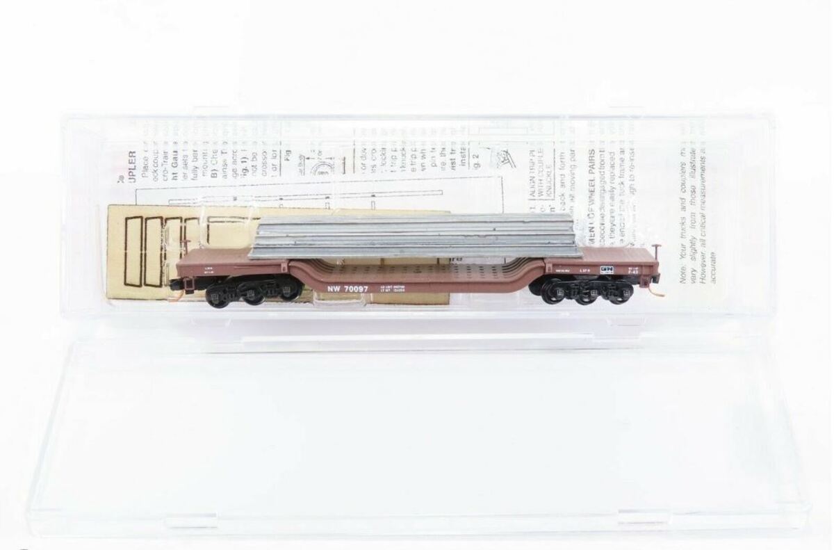 Micro-Trains 10900240 N N&W Heavyweight Depressed Center Flatcar w/Load #70097