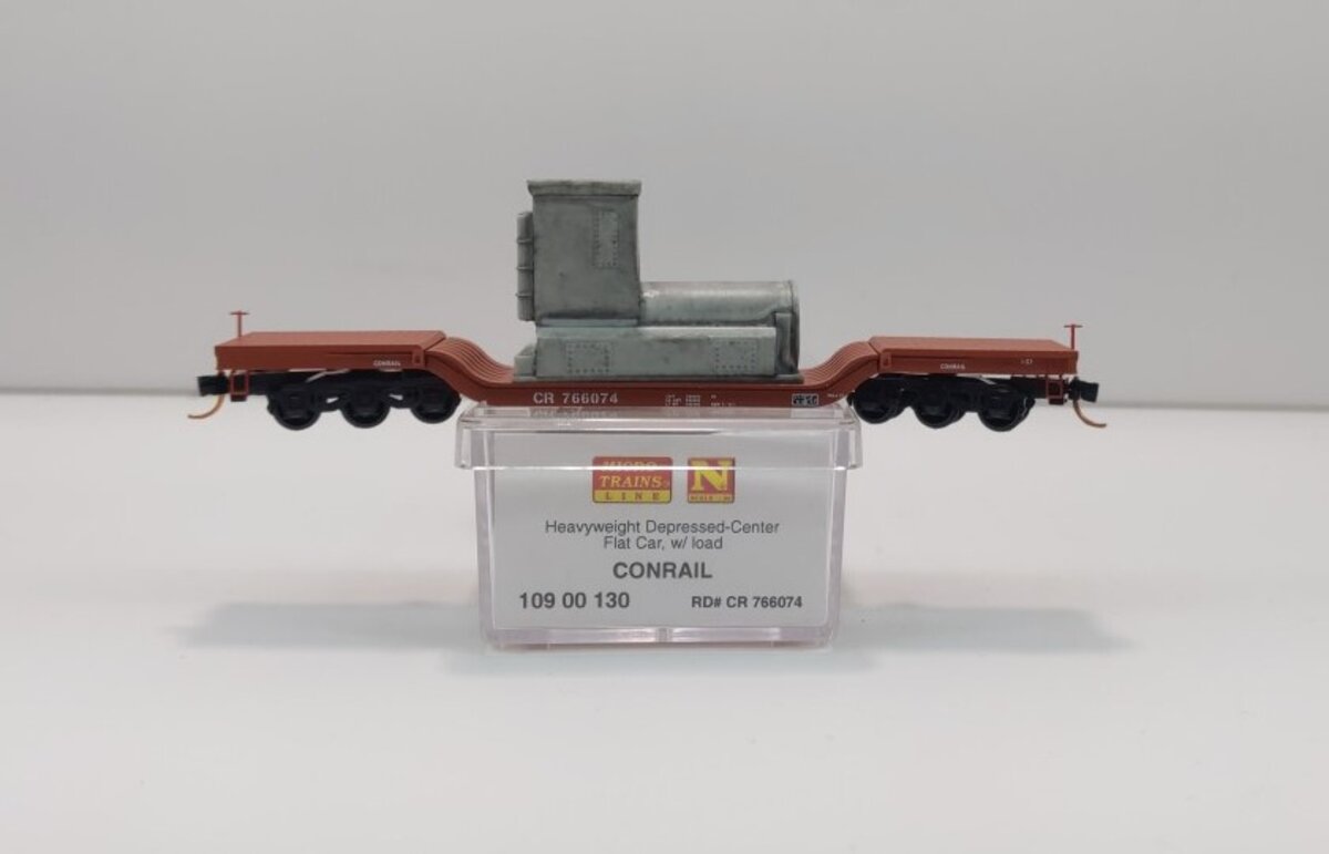 Micro-Trains 10900130 N Conrail Depressed Center Flatcar w/Load #766074