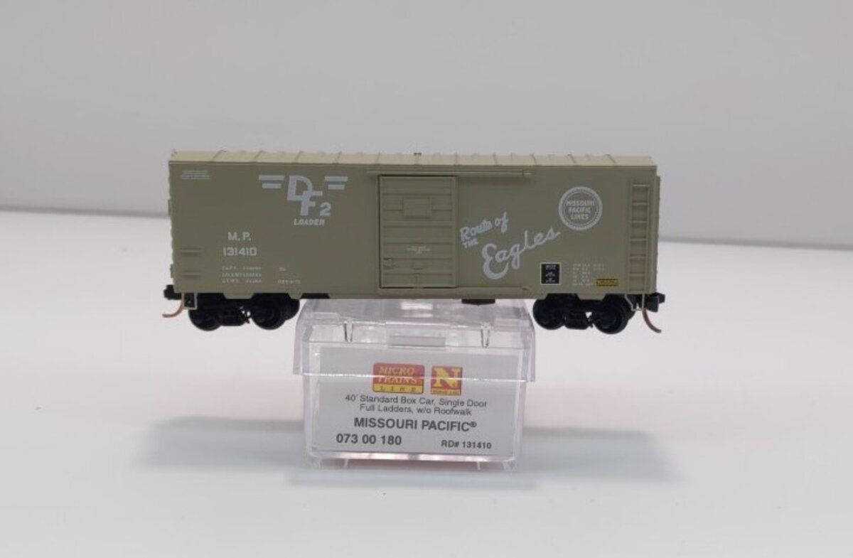 Micro-Trains 07300180 N Missouri Pacific 40' Standard Single Door Boxcar #131410