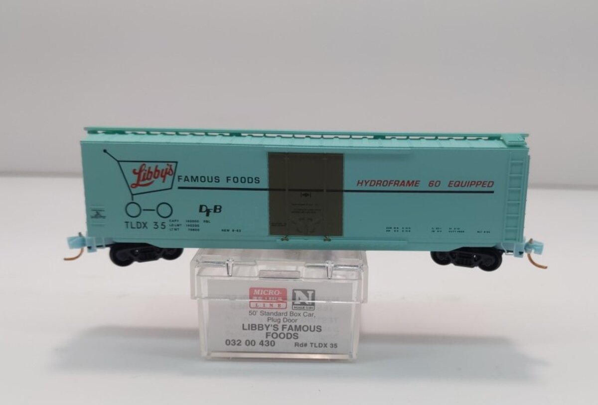 Micro-Trains 03200430 N Libby's Famous Foods 50' Standard Plug Door Boxcar #35