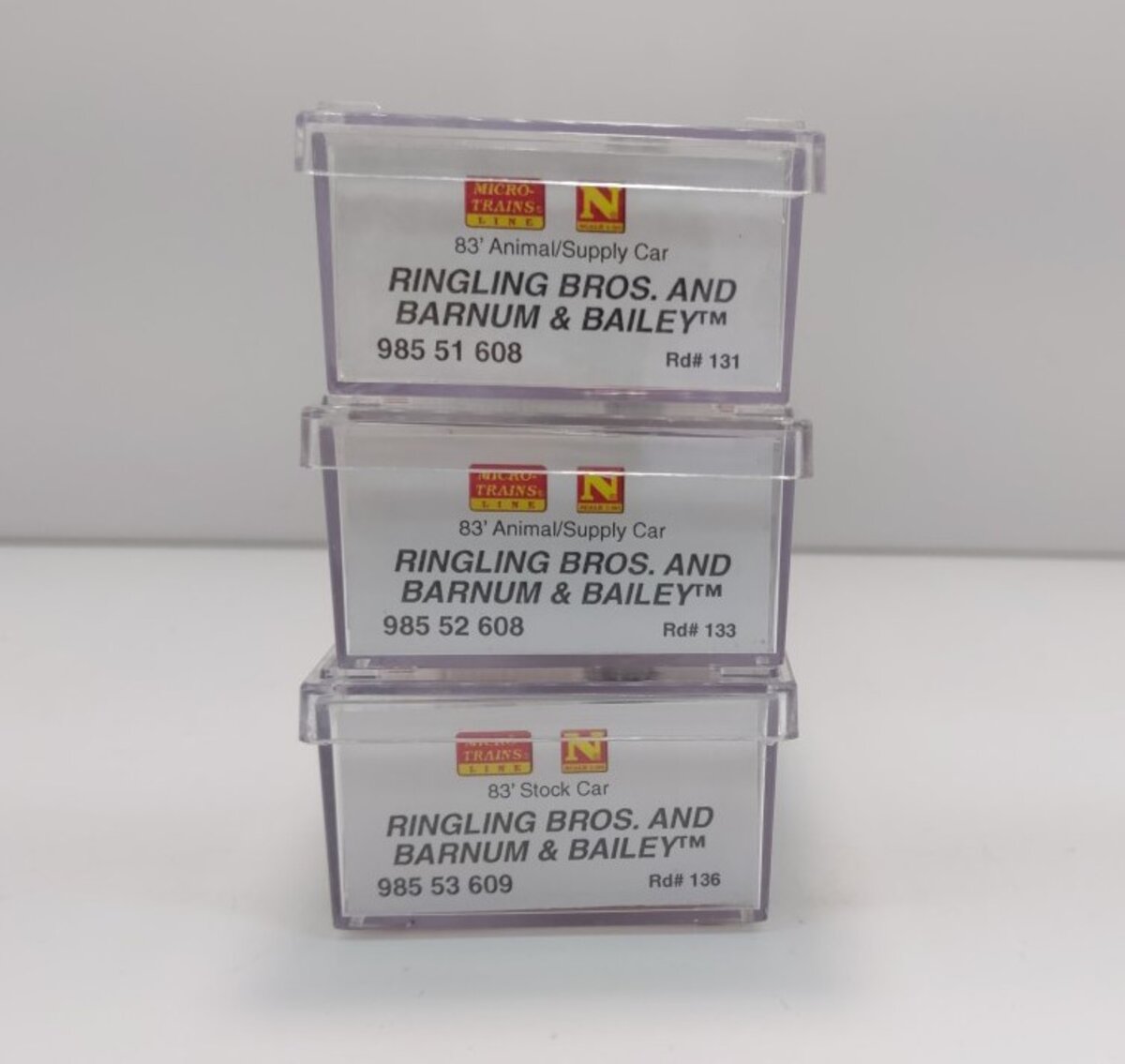 Micro-Trains 99300053 N RBBX MultiPack Runner Pack (Set of 3)