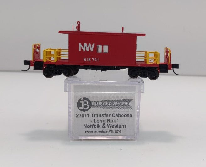 Bluford Shops 23011 N Norfolk & Western Steel Transfer Caboose #518741
