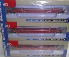 Walthers 932-60503 HO Canadian Pacific NSC 53' Well Car (3-Unit) #523154