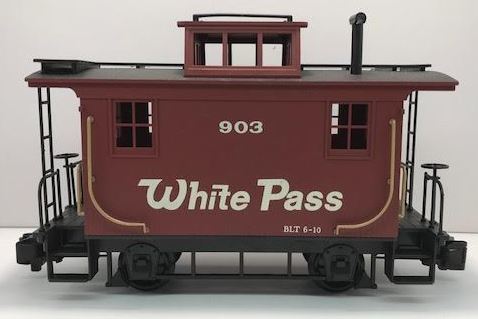 Bachmann 93119 G Scale White Pass & Yukon 4-Wheel Caboose #903