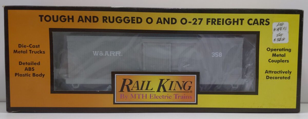 MTH 30-74666 W.A.R.R. 19th Century 34' Boxcar
