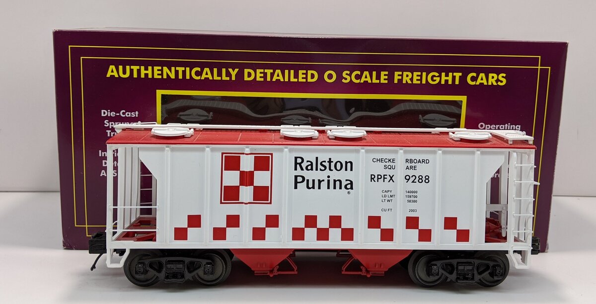 MTH 20-97344 O Gauge Ralston PS-2 Hopper Car #9288