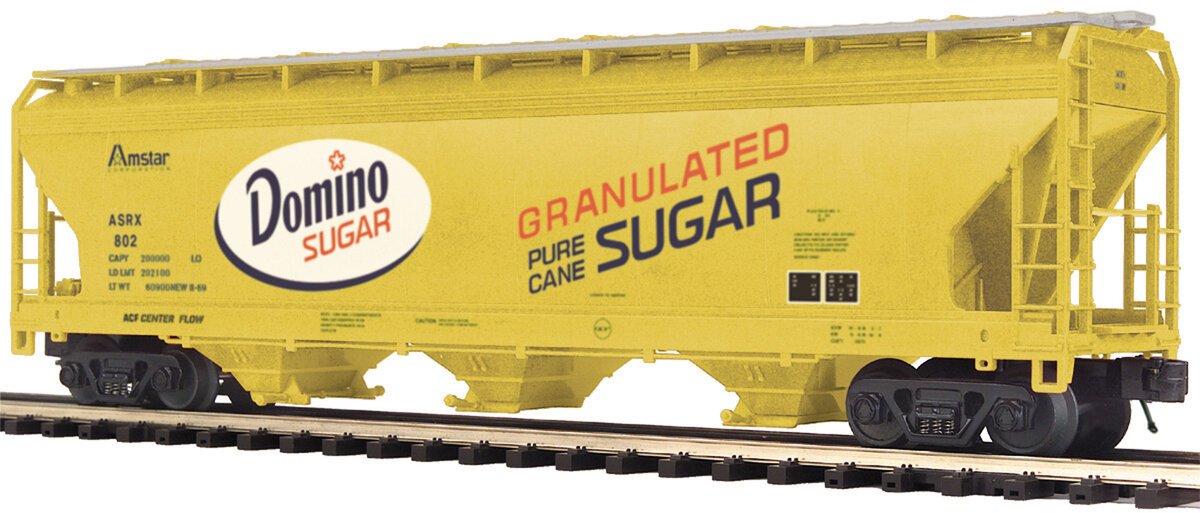 MTH 20-97871 O Domino Sugar 3-Bay Centerflow Hopper #802