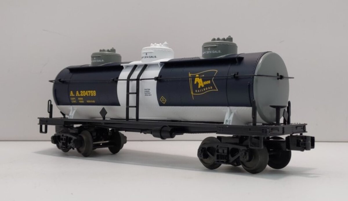 MTH 30-73287 O Gauge Ann Arbor 3-Dome Tank Car #204759