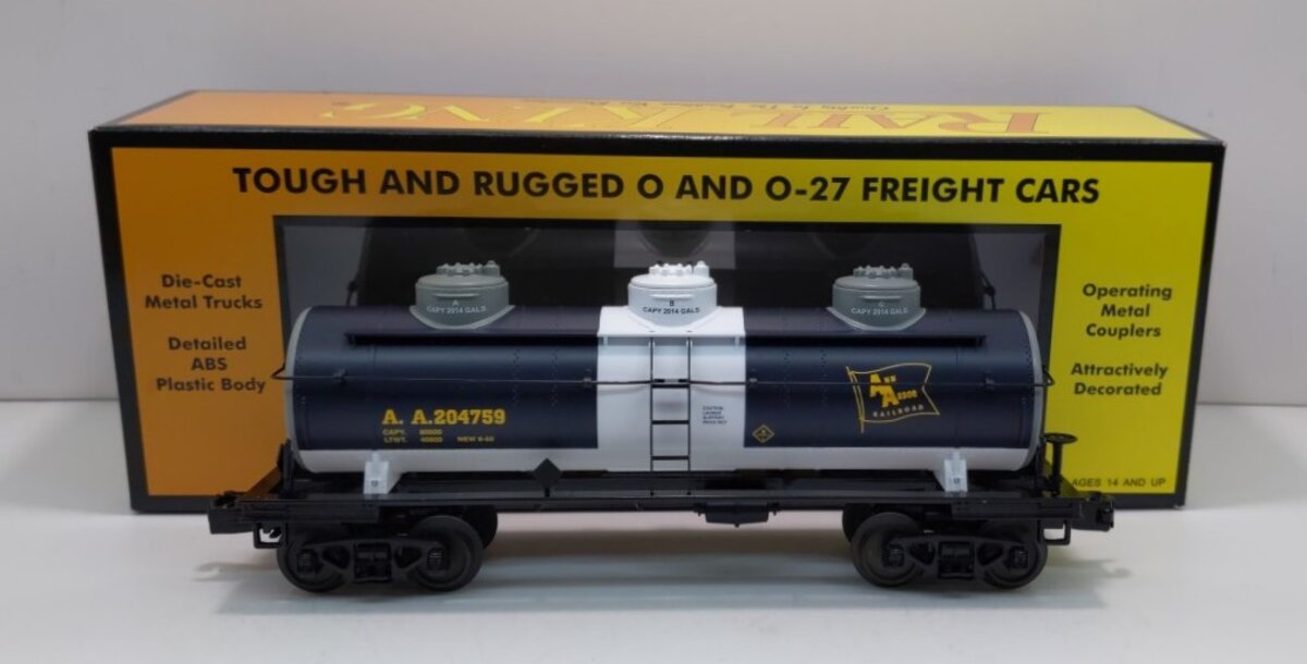 MTH 30-73287 O Gauge Ann Arbor 3-Dome Tank Car #204759