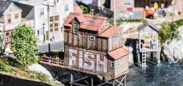 FOS Scale Limited HO Delgiorno Fish Building Kit