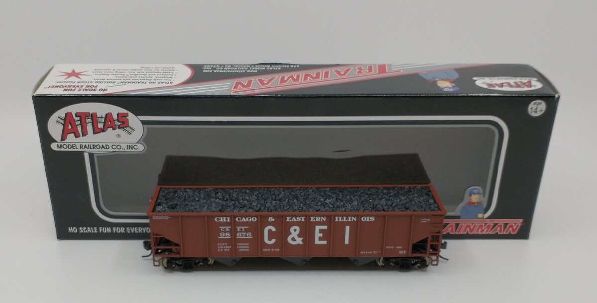Atlas 1391A C&EI 70T 3-Bay Hopper #98676