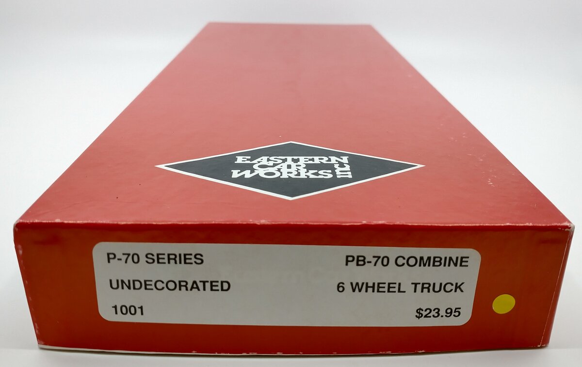 Eastern Car Works 1001 HO Undecorated PB-70 Combine 6-Wheel Truck Kit