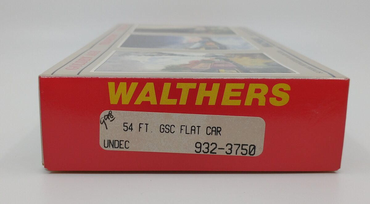 Walthers 932-3750 HO Undecorated 54'' GSC Flat Car Kit