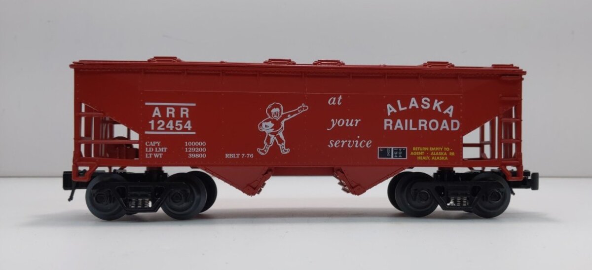 RMT 96333 O Alaska 2-Bay Covered Hopper #12453