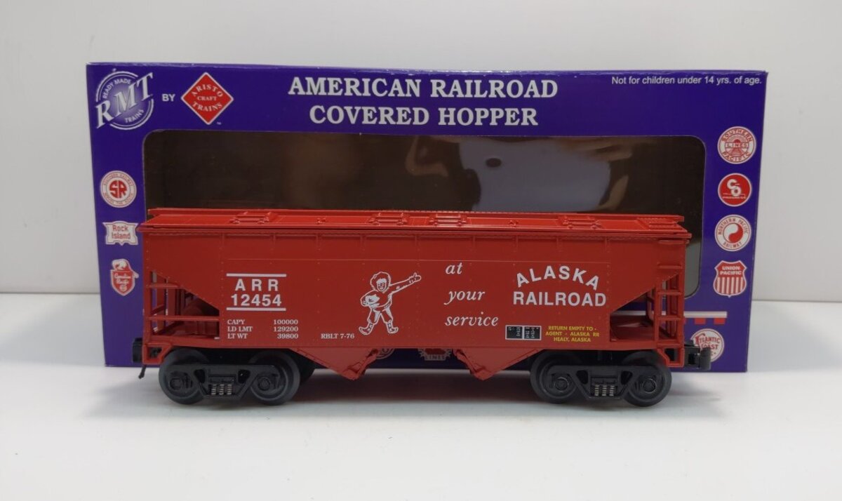 RMT 96333 O Alaska 2-Bay Covered Hopper #12453