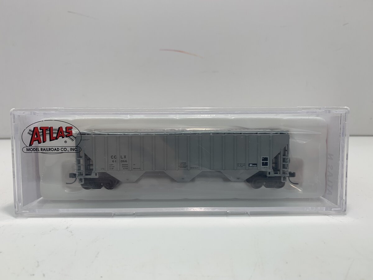 Atlas 50001791 N Crystal Car Line Thrall 4750 Covered Hopper #61066