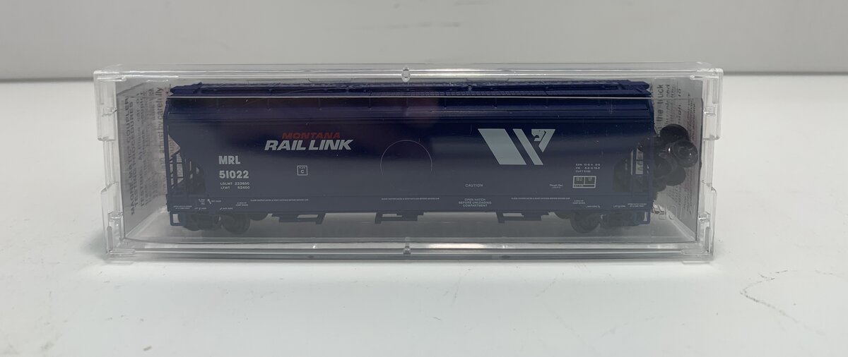 Micro-Trains 09400080 N Montana Rail Link 3-Bay ACF Covered Hopper #51022