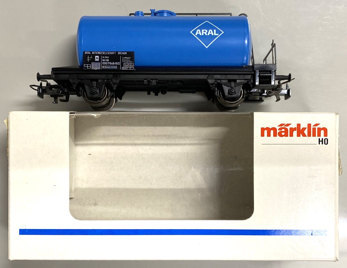 メルクリン 37017 Marklin 4440 HO Scale Aral Tank Car – Trainz