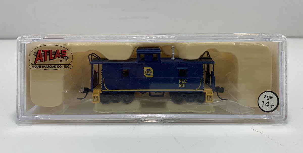 Atlas 39867 N Trainman C&O Cupola Caboose, FEC #801