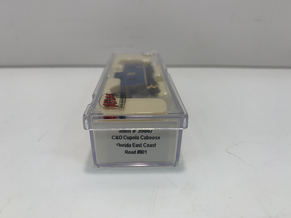 Atlas 39867 N Trainman C&O Cupola Caboose, FEC #801