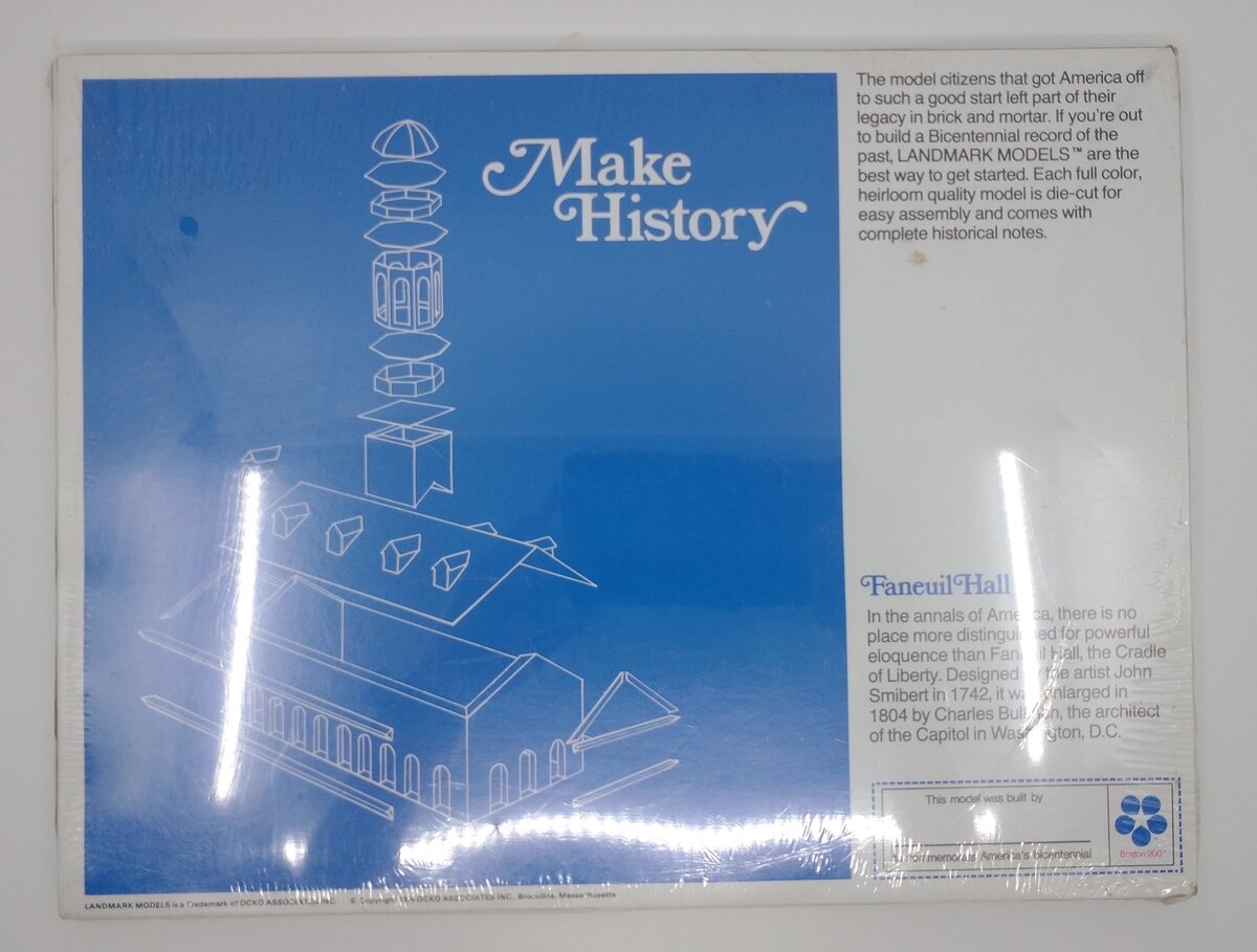 Landmark Models N400 HO New York City Federal Hall Building Kit