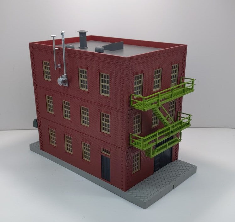 MTH 30-90272 Solid State Televisions 3-Story City Building w/Blinking Sign
