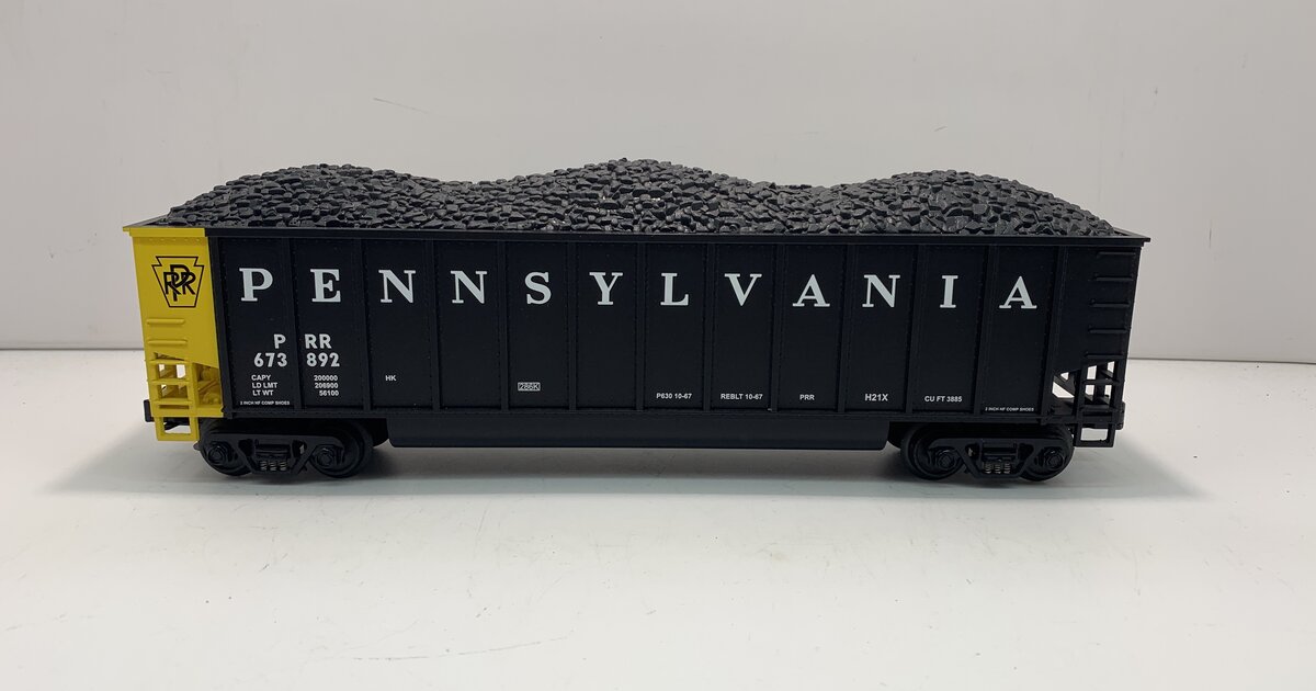 MTH 20-97132 O Gauge Pennsylvania Coalporter Hopper Car #673892