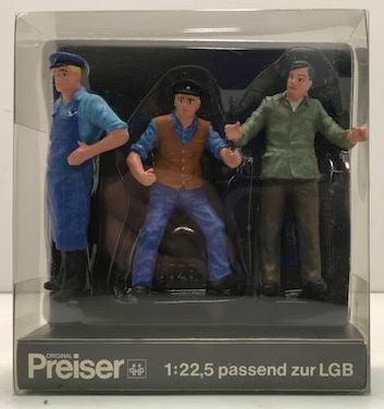 Preiser 5028 G Standing Rail Workers Figures (Set of 3)