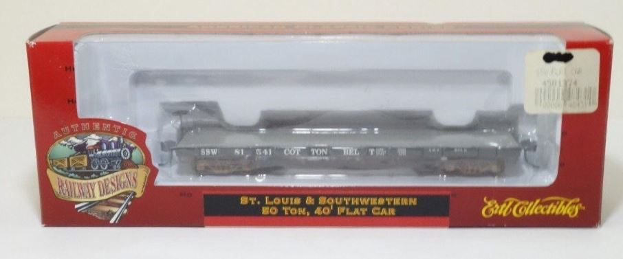 Ertl 1374 HO Scale St. Louis & Southwestern 50 Ton 40' Flat Car # 81541