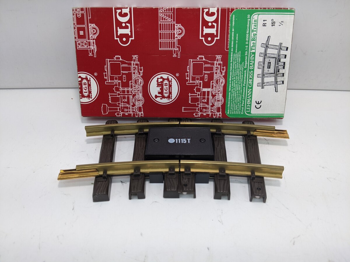 LGB 11152 R1 15-Degree Double Insulated Curved Track