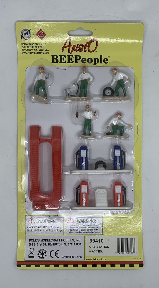 RMT 99410 O BEEPeople Gas Station Workers Figures (Set of 8)
