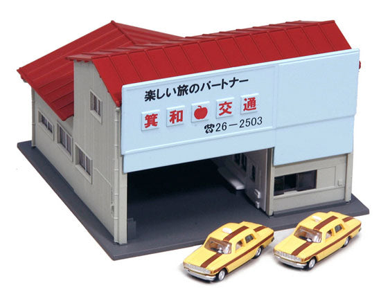 Kato 23-456B N Scale Taxi Station with 2 Taxis