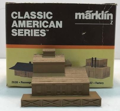 Marklin 2633 Z Mini-Club Feed Mill Classic American Series Resin Assembled