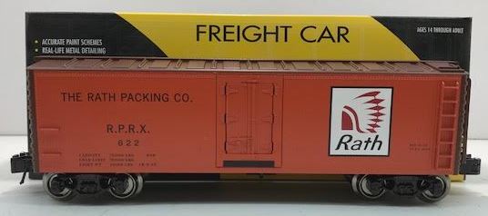 Lionel K-Line 6-21626 Rath Packing Co. Wood-Sided Reefer Car #622