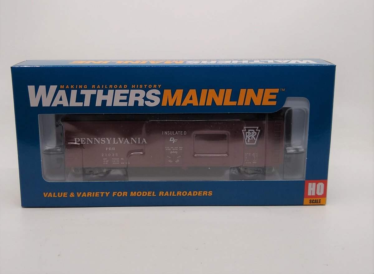 Walthers 910-2811 HO Pennsylvania Railroad 50' PC&F Insulated Boxcar RTR #21035