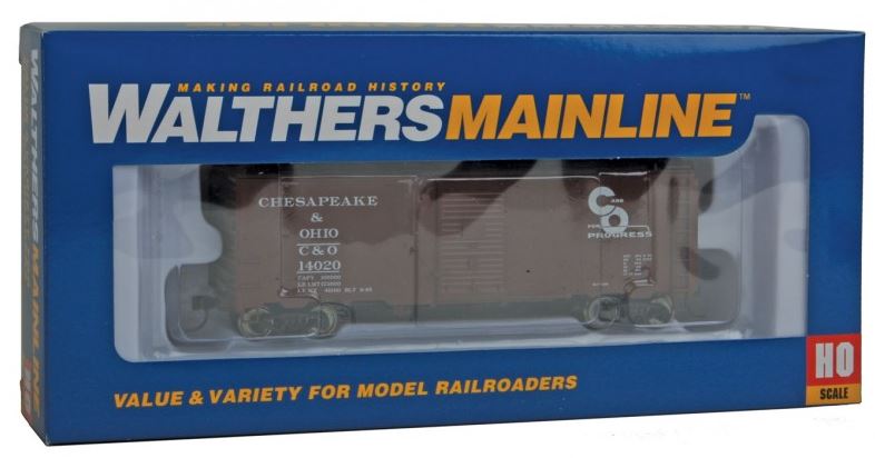 Walthers 910-1692 HO Chesapeake & Ohio 40' AAR 1944 Boxcar #14020