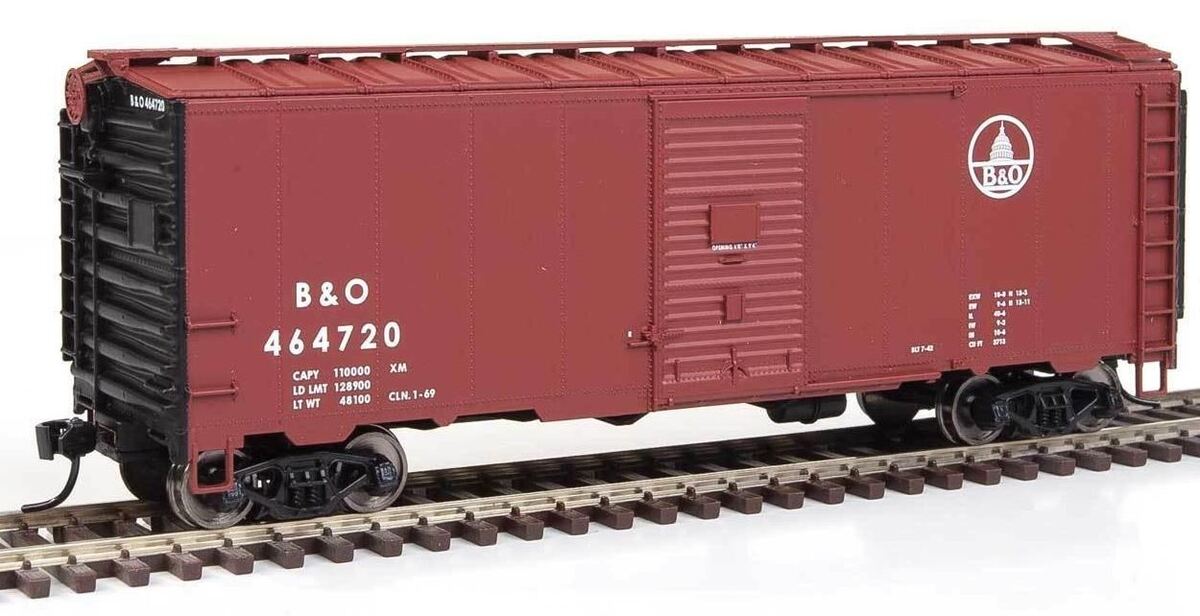 Walthers 910-1453 HO 40' Baltimore & Ohio Boxcar #464720
