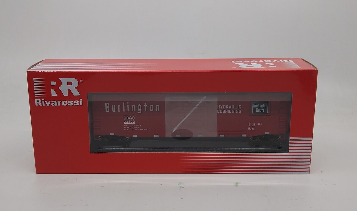 Rivarossi HR6352 HO Chicago, Burlington & Quincy 50' Single-Door Boxcar #23223